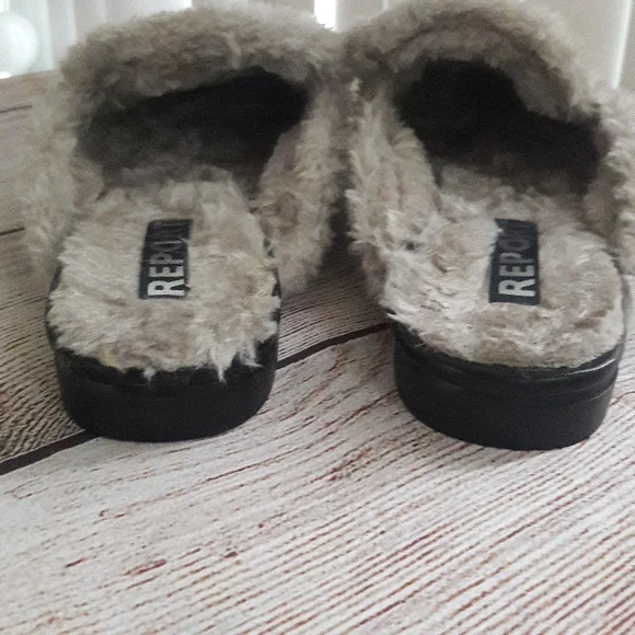 Report faux fur lined jewel embellished mules - Picture 6 of 8